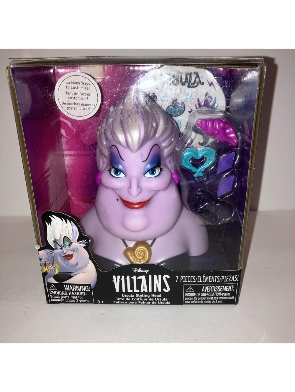 Disney Villains Ursula The Little Mermaid Styling Head Figure New in Box